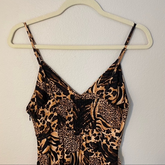 Urban Outfitters Cheetah Print Wrap Dress - Picture 4 of 4